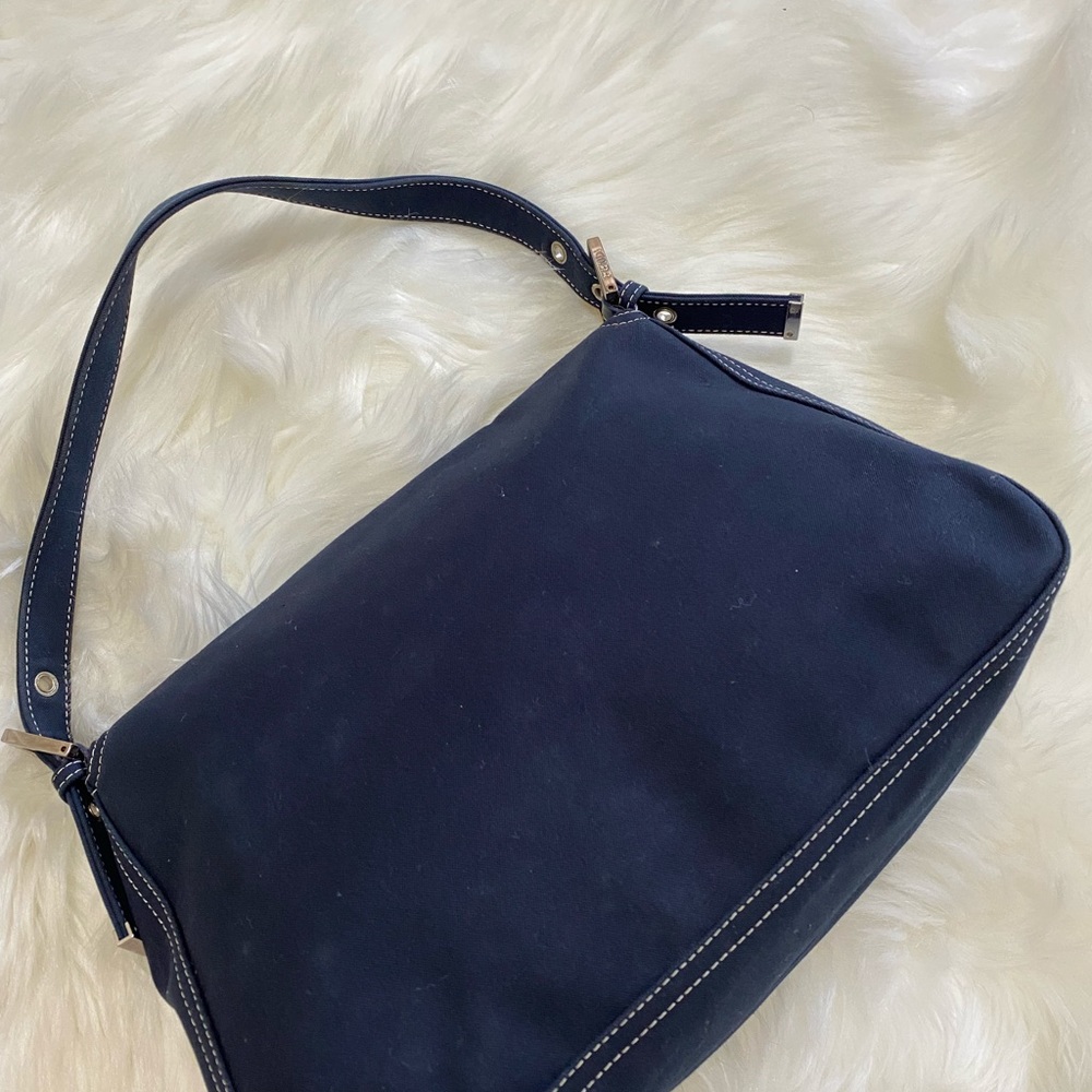 Authentic vintage Fendi navy mama baguette - Picture 8 of 11